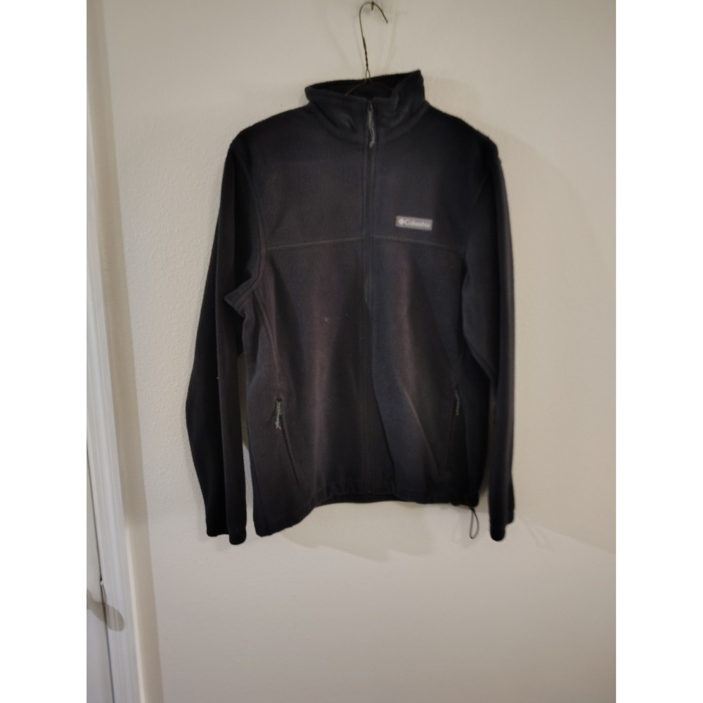 Columbia Mens Steens Mountain Full Zip Fleece Jacket‎ Black Small Mock Neck Coat
